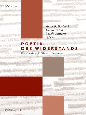 cover image of Poetik des Widerstands